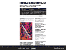 Tablet Screenshot of nicoladagostino.net